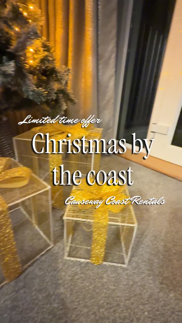 🎄CHRISTMAS/NEW YEAR SPECIAL OFFER!🎄

Ballintrae House📍Portballintrae 

✨This cozy two-bedroom apartment offers stunning sea views that will instantly make you feel at home. Enjoy Sky Sports, all movie channels, and Smart TVs in both bedrooms and the kitchen—perfect for those cozy evenings when the sea isn’t the star of the show! 🌊🎥

#christmasbythecoast #stayhere #causewaycoastproperties